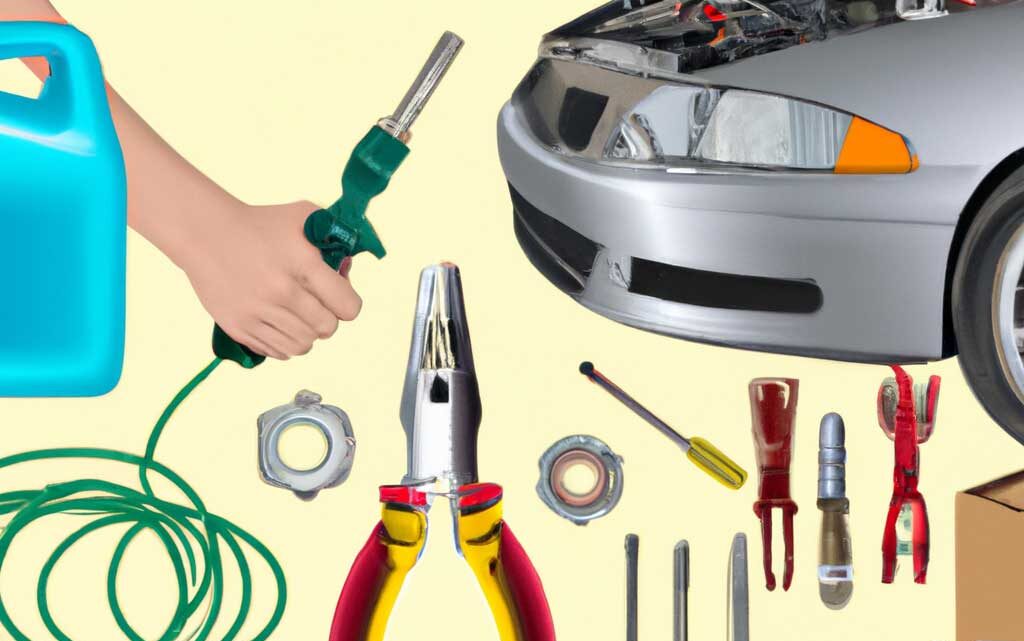 car repair tools dall-e art