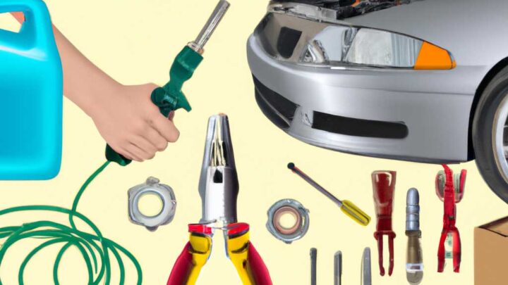 car repair tools dall-e art