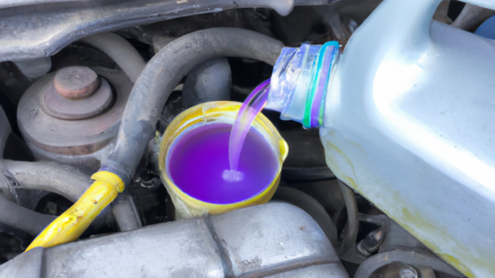 image showing a coolant flush